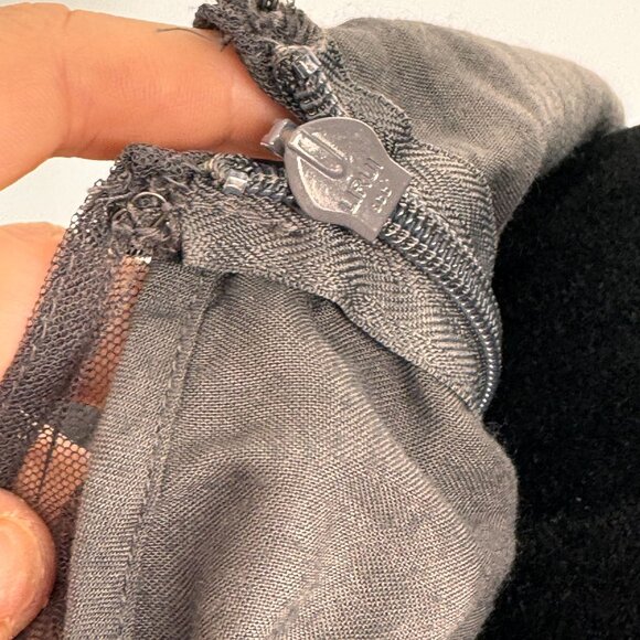 Abercrombie Fitch Babydoll Dress Womens Size‎ L Embellished Layered Beaded Fairy - Picture 5 of 8